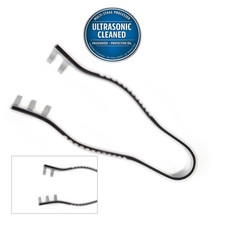 Aesculap BV001R Finsen Retractor, Curved, 2x3 Sharp Prongs, Self-Retaining, 2in