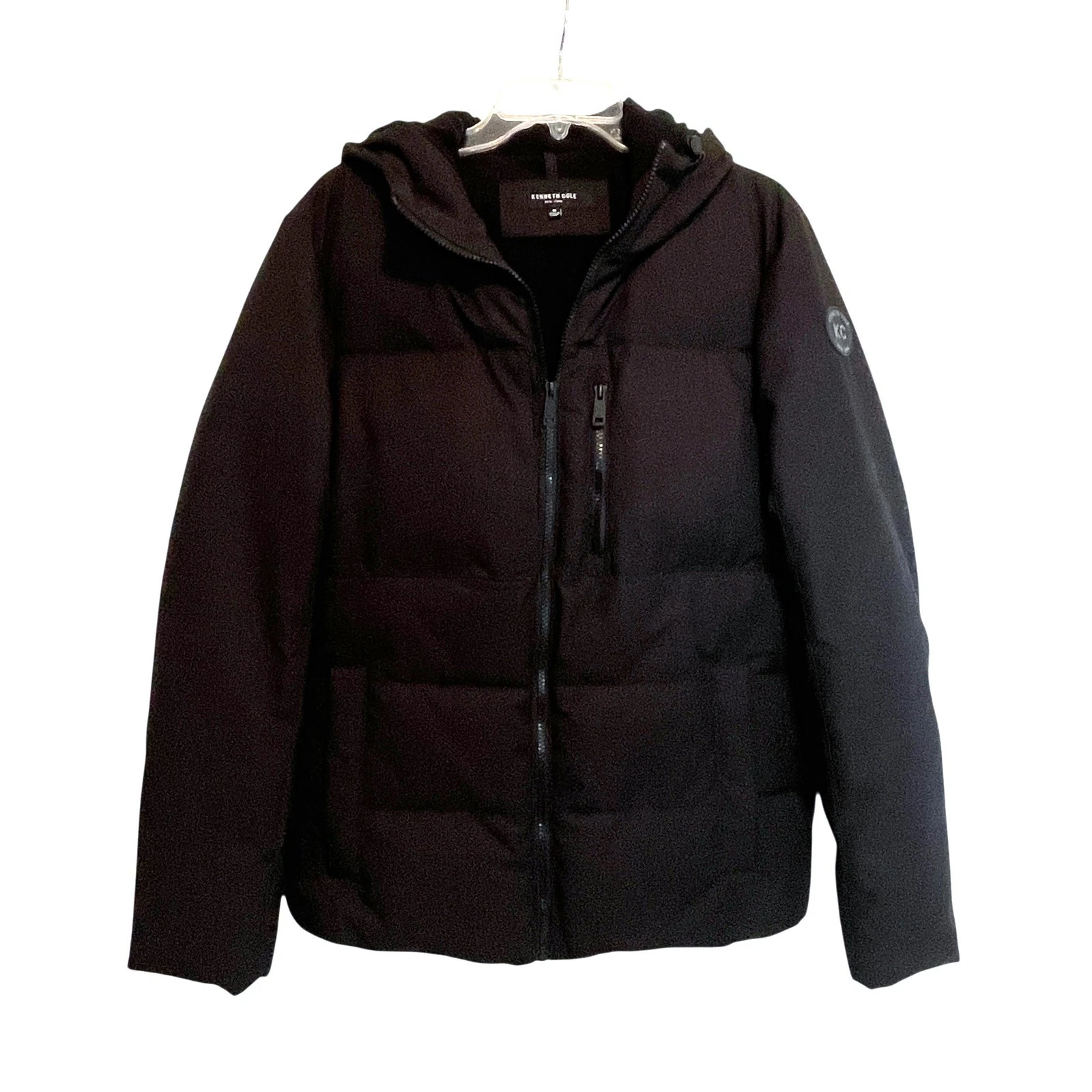 Kenneth Cole Coat Mens Medium Mid-Weight Insulated Jacket Full Zip Puffer Jacket