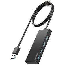 Durable Multiport USB 3.0 Hub for Fast Data Transfer & Device Connectivity