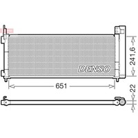 Kondensator, Klimaanlage Denso DCN50123