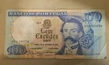 1965 Portugal 100 Escudos Note