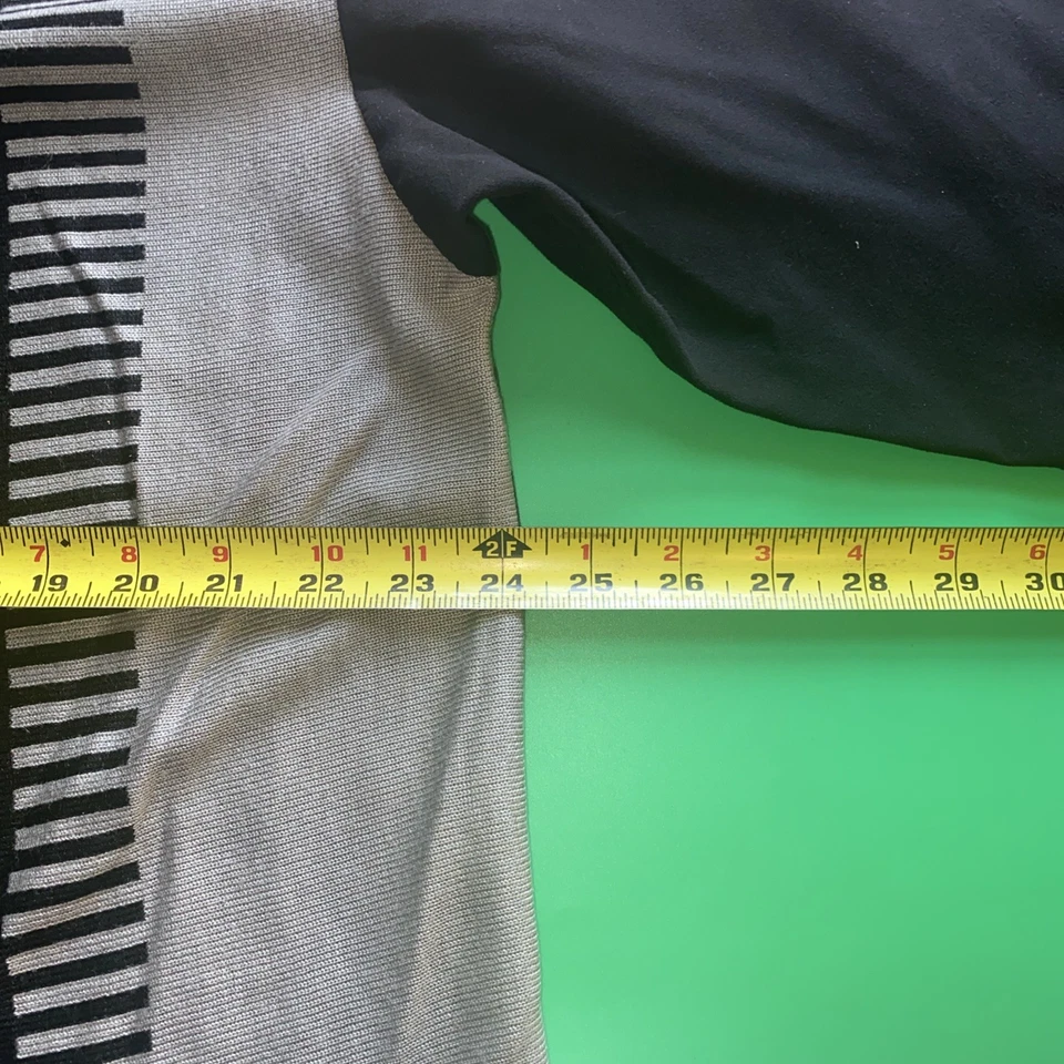 Camisa masculina Inserch XL preta e cinza manga longa botão frontal - Imagem 3 de 4