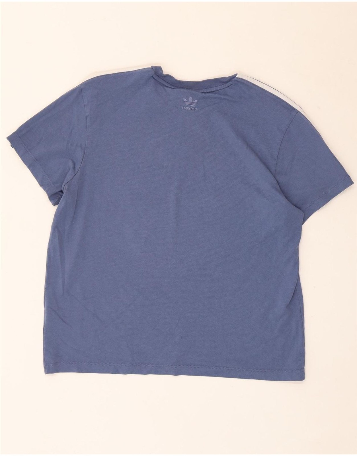 Adidas Womens Graphic T-Shirt Top UK 14 Medium Blue Cotton AO17 thumbnail 2