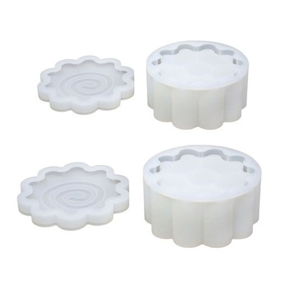 Storage Box Clay Silicone Mold DIY Handmade Plasters Gypsum Molds Home Decors