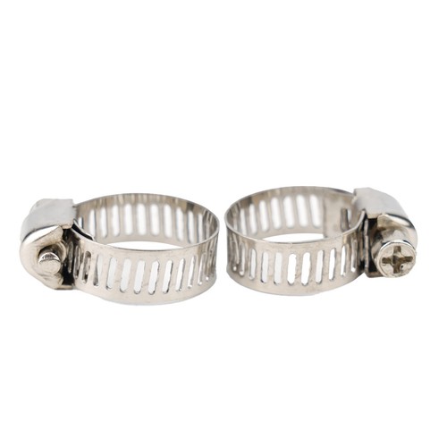Hoses Clips Replacement 1/2"-3/4" Stainless Steel Drive Clamps Fuel Line Silver - Picture 13 of 15