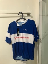 Johnson & Johnson   Garneau Cycling Bicycle jersey men's adult Medium NWT