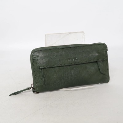 Myk, Portemonnaie, Leder, Grün, Einfarbig, 18 cm, 2 #qQe