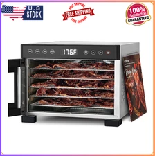 COSORI Food Dehydrator for Jerky, 176°F Temperature Control, 5 Stainless Steel