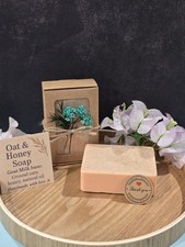 Oat Honey Goat Milk Soap Natural Artisan Soap Rustic Farmhouse