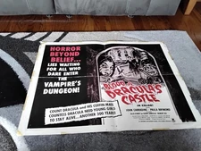 1969 BLOOD OF DRACULA'S CASTLE HALF SHEET MOVIE POSTER AL ADAMSON CROWN INTERNA