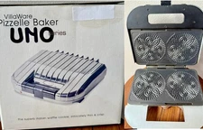 VillaWare PIZZELLE BAKER Uno Series Italian Waffle Cookie Maker Model 2060