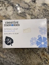 Creative Memories SPRING LEAF Decorative Punch - 2021 -NEW NIB