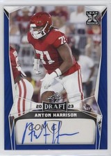 2023 Leaf Draft Auto Blue Anton Harrison #BA-AH1 Auto my8