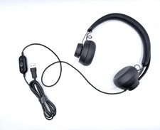 Logitech - Zone Wired On-Ear Headset for Microsoft Teams - Graphite