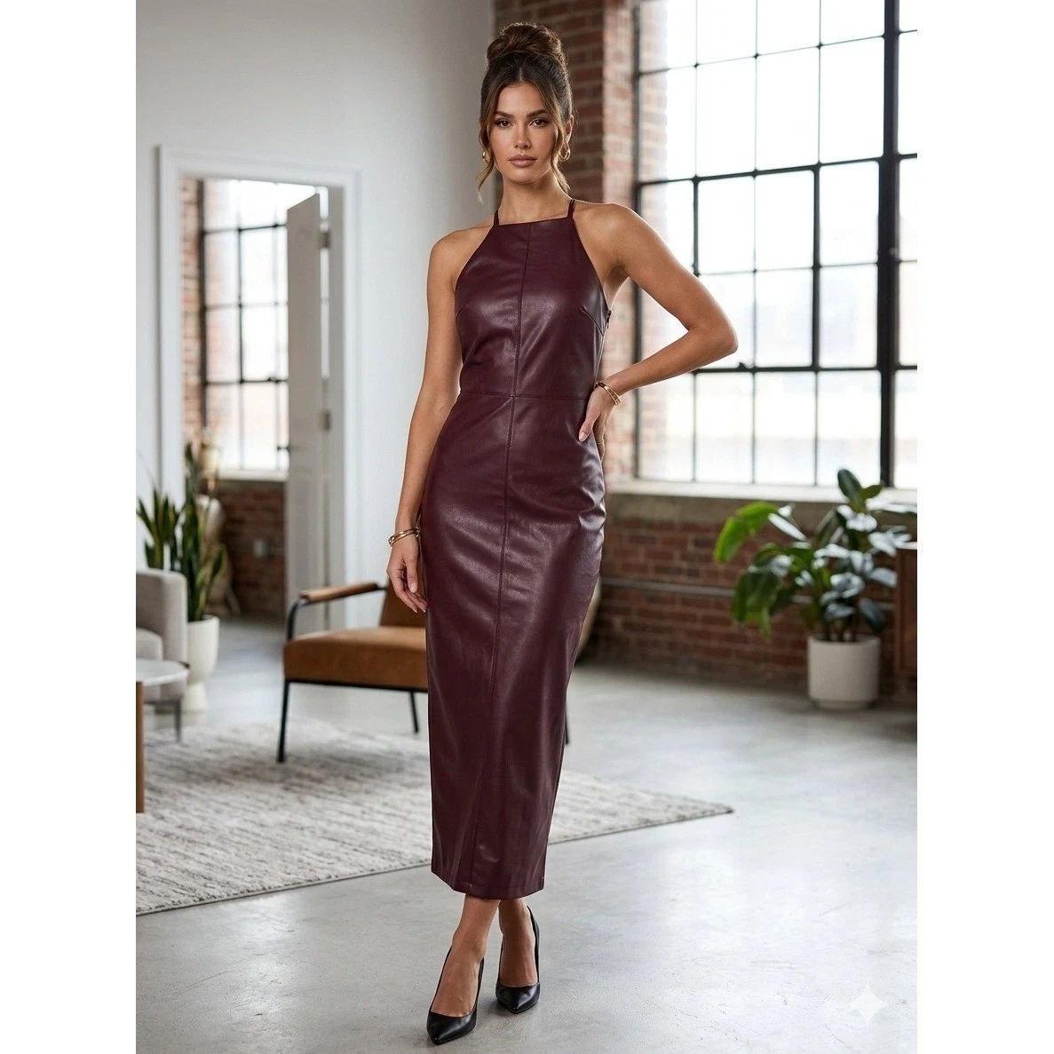 Zara Women's Faux Leather Sleeveless Dresses for sale | eBay