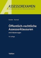 ÖFfentlich-Rechtliche Assessorklausuren, Andreas Decker