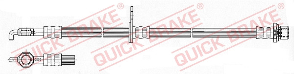 Bremsschlauch FüR Toyota Avensis Station Wagon 1.8 2.2 D-CAT Corolla-image