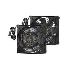 2 Pack 120V AC Fan, Waterproof 120mm, 18W 2850RPM