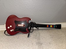 Guitar Hero Gibson SG (PlayStation 2 PS2) PSLGH - Wired Red Octane TESTED WORKS