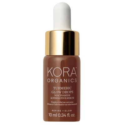 KORA Organics Turmeric Glow Drops, Certified Organic Radiance Face Serum with...