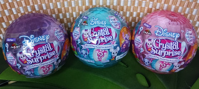 NIP ~ DISNEY Crystal Surprise Series 1 ~ Lot of 3 ~ Color Changing Characters
