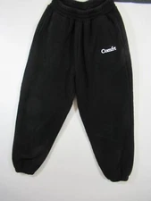 Comfrt Brand Kids Sweatpants Unisex Boy Girl Large Solid Black Pockets