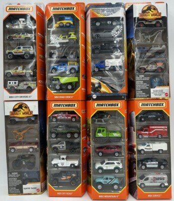 New Pack MBX Jurassic World-Top Gun-City Matchbox Choose Your Set!