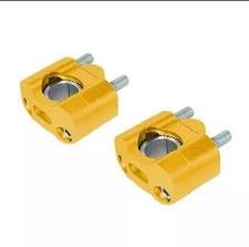 HandleBar Fat Bar Mount Clamps Risers Adaptor 7/8" to 1 1/8" Dirt Pit Bike ATV