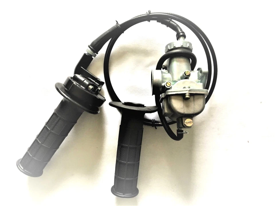 Honda XR80 1979-2004 Carburetor & Throttle Cable with Handle Grip Bar 7/8" - Image 2 of 4