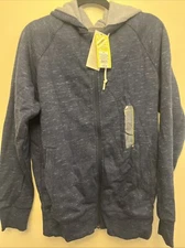 All in motion men’s full zip sweatshirt small blue NWT