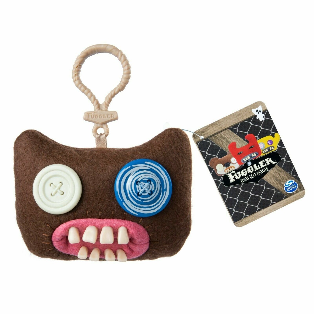 Spin Master FUGGLER Funny Ugly Monster Brown Mr. Buttons