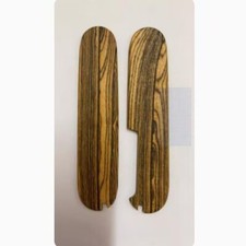 1 Pair Golden sandalwood Grip Handle Scale For 91mm Victorinox Swiss Army 