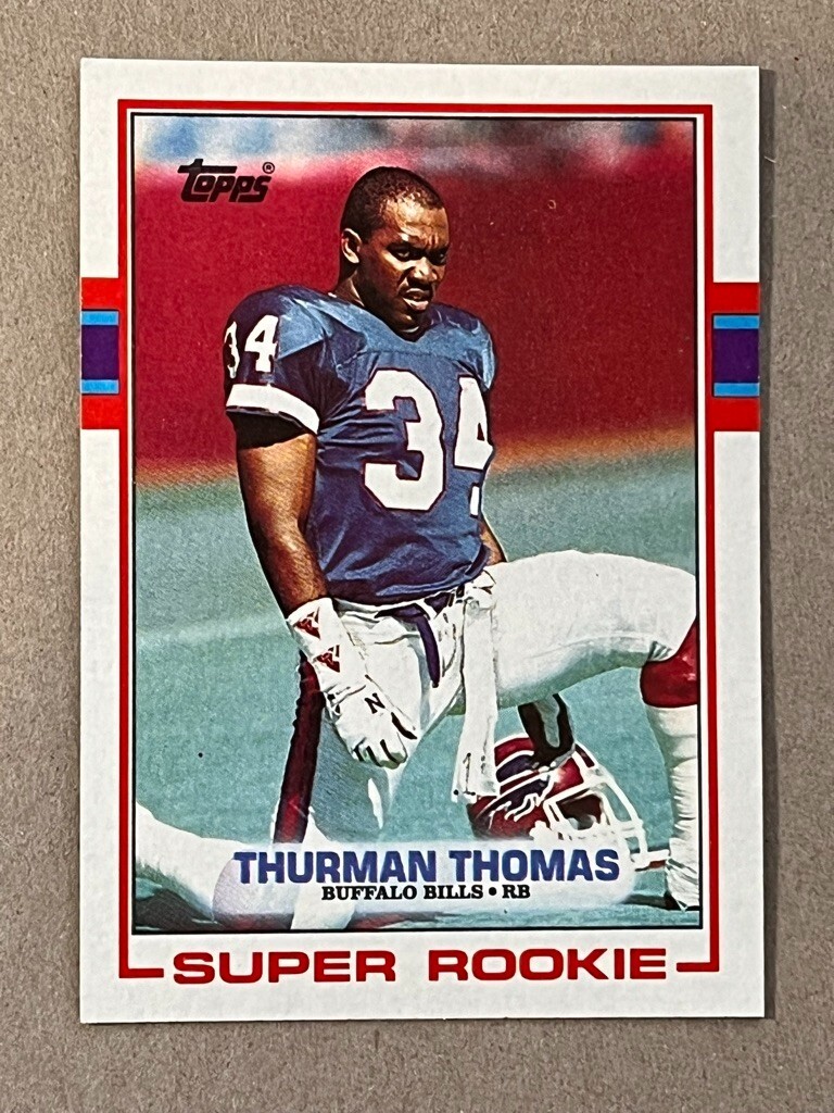 1989 Topps    Thurman Thomas   Super ROOKIE   #45   Buffalo Bills  NM
