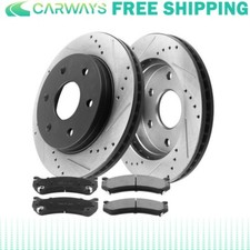 305mm Front Brake Rotors Brake Pads for Tahoe Silverado GMC Sierra 1500 NJ L16