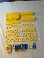 Vintage TOMY Train Accessories 1980s Yellow Lot