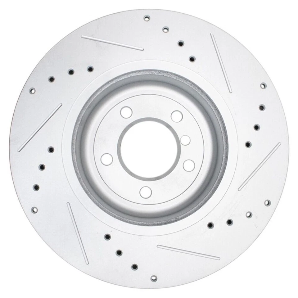 Performance Brake Rotor Drilled & Slotted G-Coated Front Pair Kit - Imagem 4 de 4