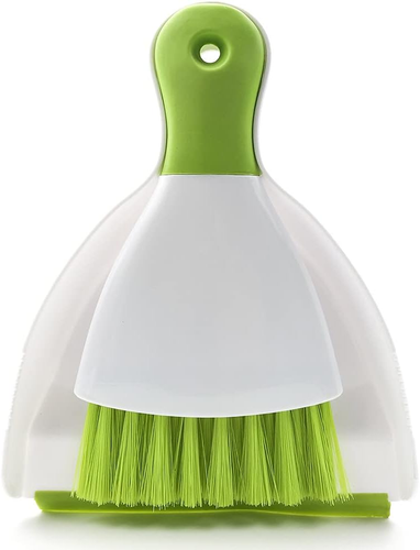 Dust Pan Broom Brush Dustpan - Small Broom and Dustpan Set, Mini Broom and Dust
