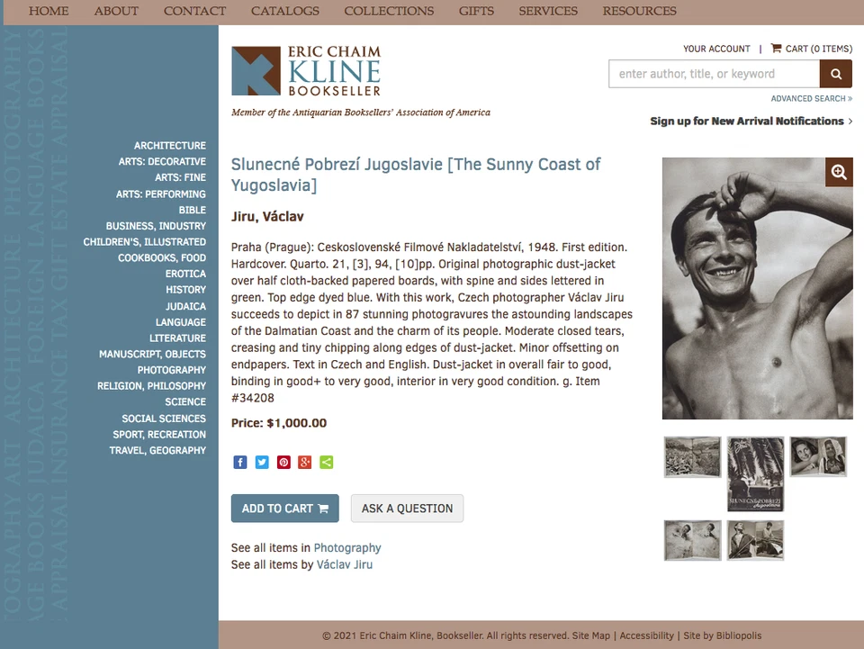 Vaclav Jiru 1948 Sunny Coast of Yugoslavia Slunecné Pobrezí Jugoslavie photobook - Image 3 of 4