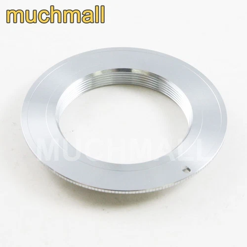 M42 screw lens To Canon EOS EF mount adapter silver Non-Flange 700D 70D 5D III
