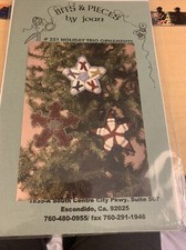 Bits And Pieces By Joan Holiday Trio Ornaments Wool Pattern