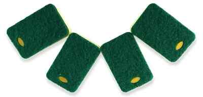 4 Pieces Per Pack Shining Kitchen Sponges Dish Scrubber With Hanging Hole Bundle