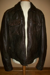 jaqueta de couro masculina extra grande