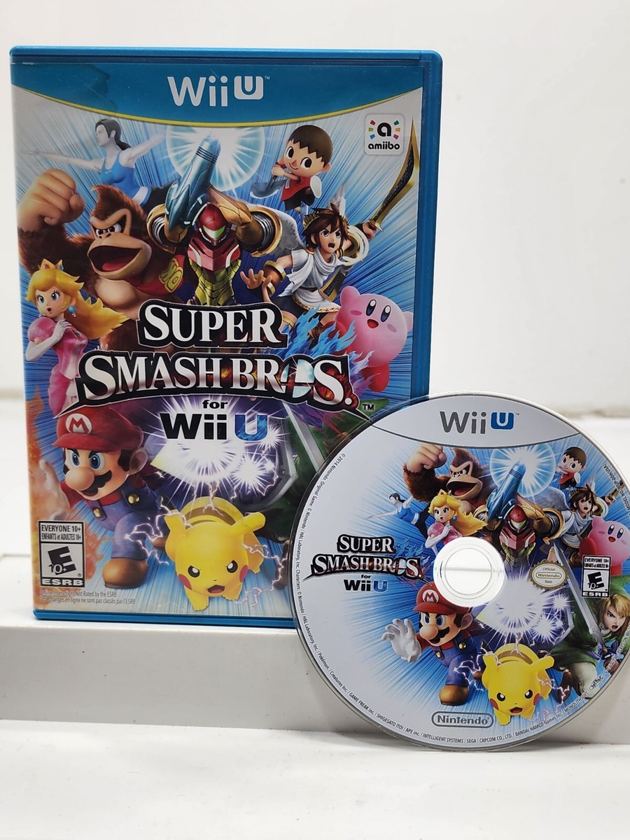 Nintendo Wii U Super Smash Bros Game rated E 45496903404| eBay
