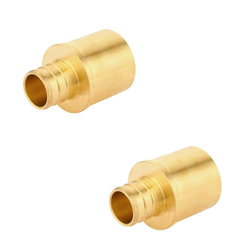 EFIELD 2 to100 Pack Pex A 3/4" x 1" Female Sweat Adapter Expansion Brass Fitting