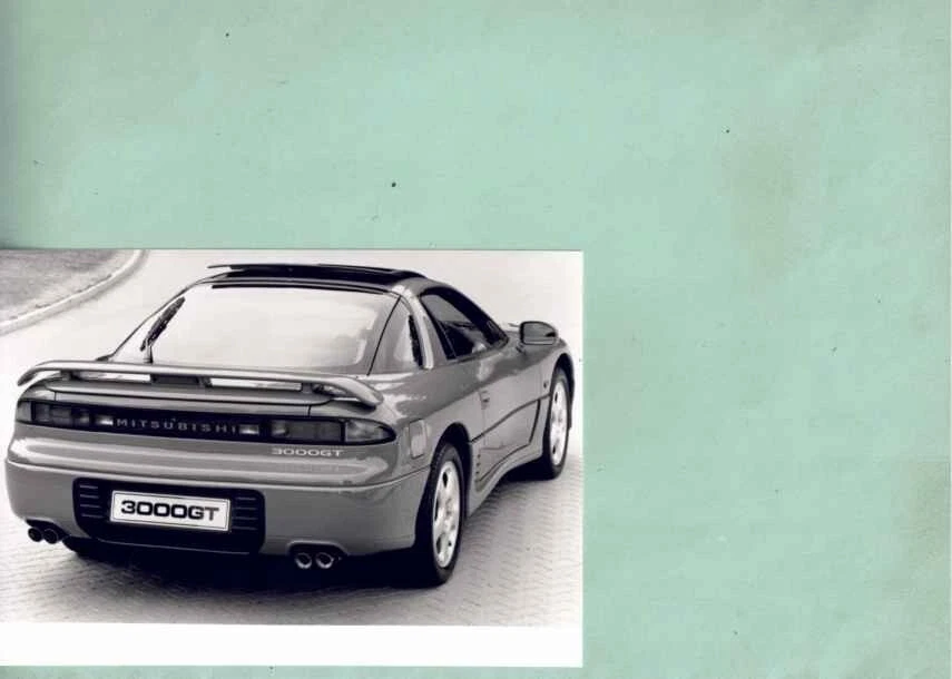 photo de presse / press photo original Mitsubishi 3000 GT 1992 - Photo 1/1