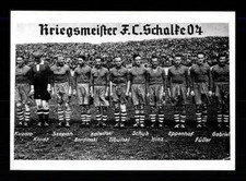 FC Schalke 04 Mannschaftskarte Kriegsmeister 40er Jahre