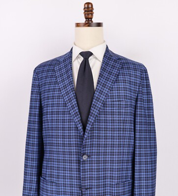 未使用 BOGGI イタリア製 スリムフィット ジャケット REDA Boggi Milano Reda 1865 Wool Sport Coat 44R Slim Fit Blue