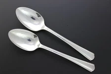 International IS, Wm Rogers Mfg Silverplate - Chatham, 1935 - 6" Teaspoons (2)