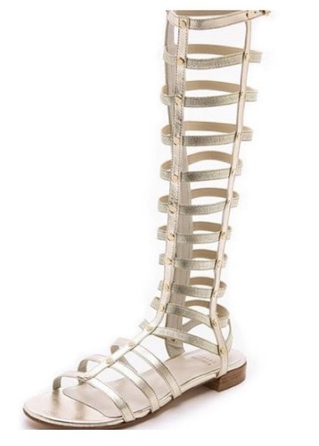 stuart weitzman gladiator sandals gold