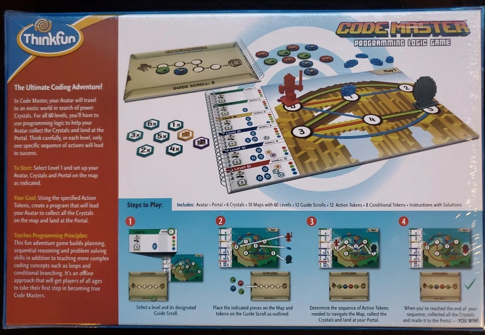 Thinkfun Code Master Programming Logic Minecraft Board Game NEW! FREE SHIPPING!  - Image 2 of 4